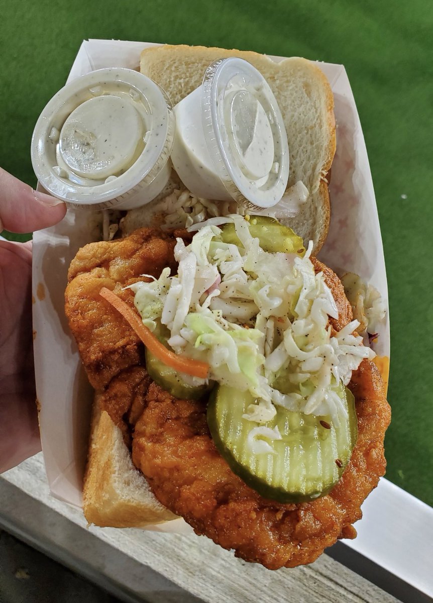 FootyScran's tweet photo. Chicken sandwich at Columbus Crew (@ColumbusCrew @ChickenTakeover) 

💵 $12.95 (£10) https://t.co/h3MC62hDBM