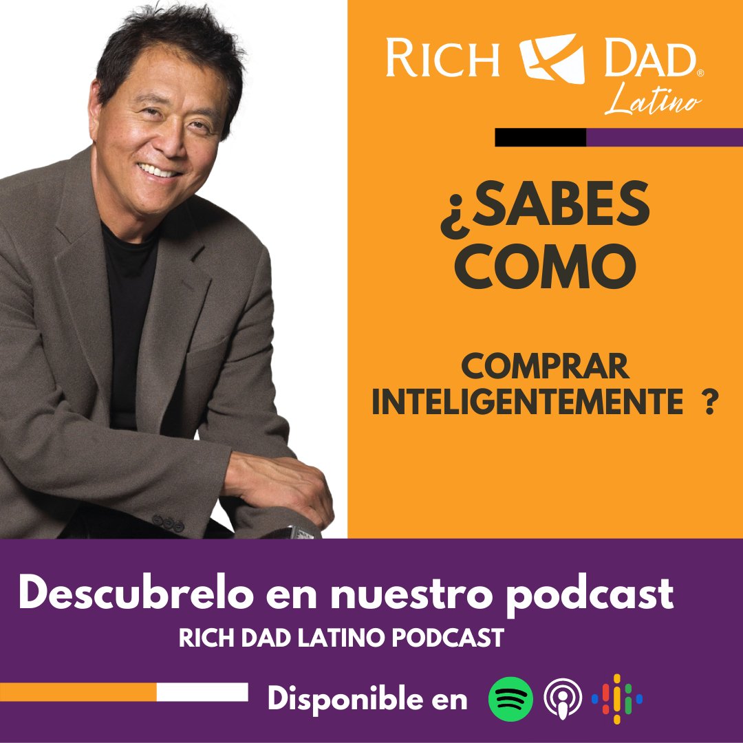 Cuando queremos algo con pasión, nuestras emociones nos pueden jugar en contra,  pagamos de más. Evítalo, con este podcast. Aprende a comprar con inteligencia y disfrútalo
En Spotify, Apple Podcast y Google Podcast.
Enlace: spoti.fi/3vwalJV 
#richdadlatino #robertkiyosaki