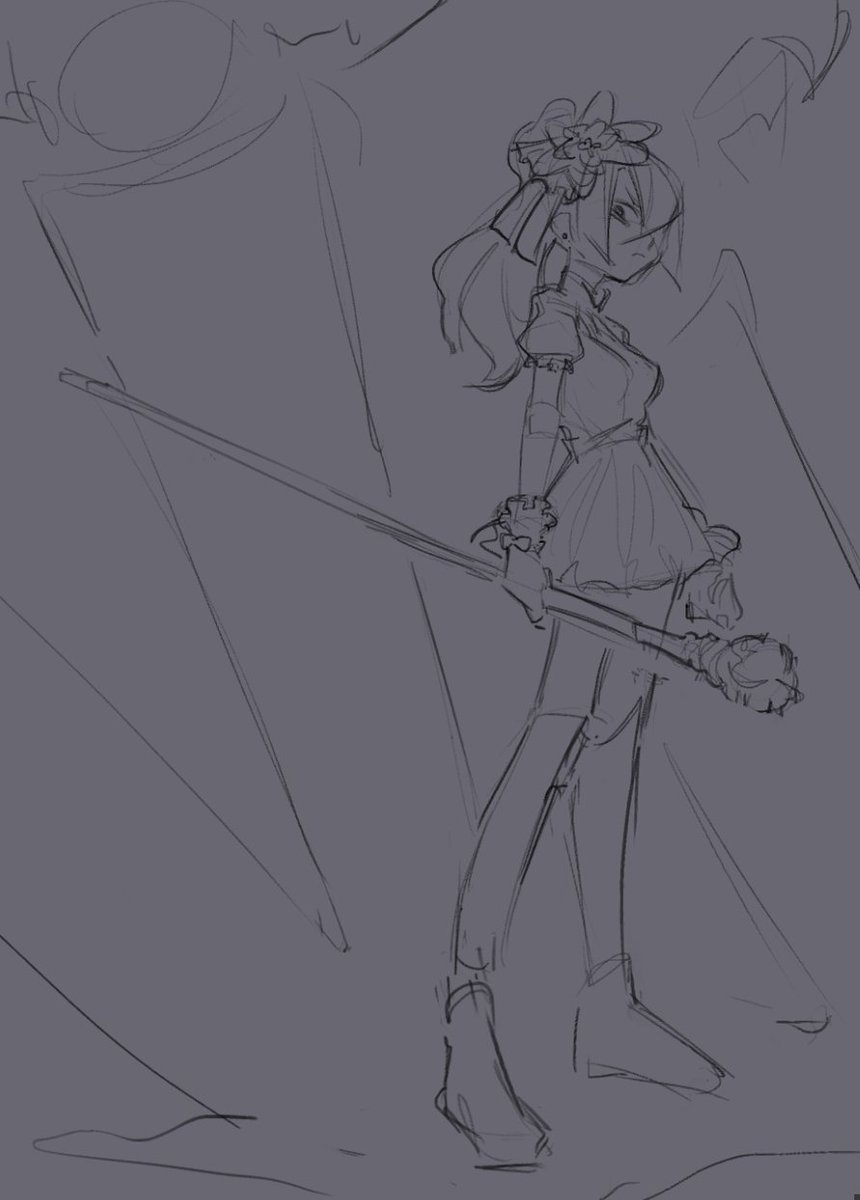 working on commissions, here are a few in between sketches 
