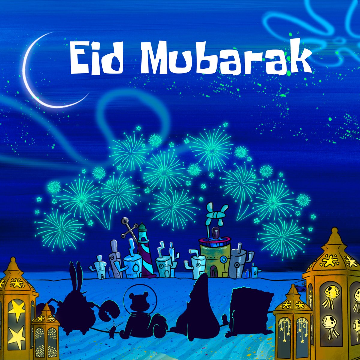 wishing everyone a fabulous Eid celebration tonight! 

Art by <a href="/yasmemez/">yasmine</a>
