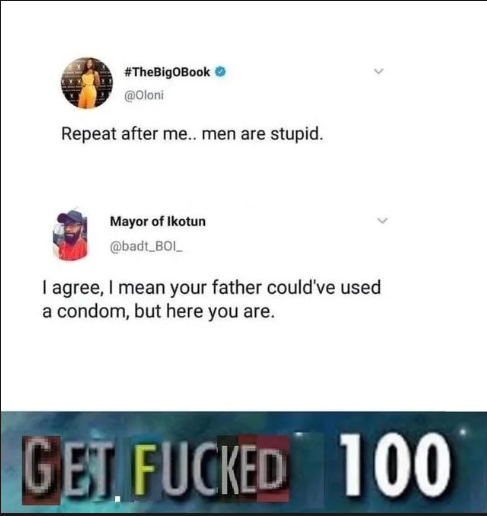 myunclesmemes's tweet photo. Savageness is over 9000 https://t.co/UwtN1QkzWn