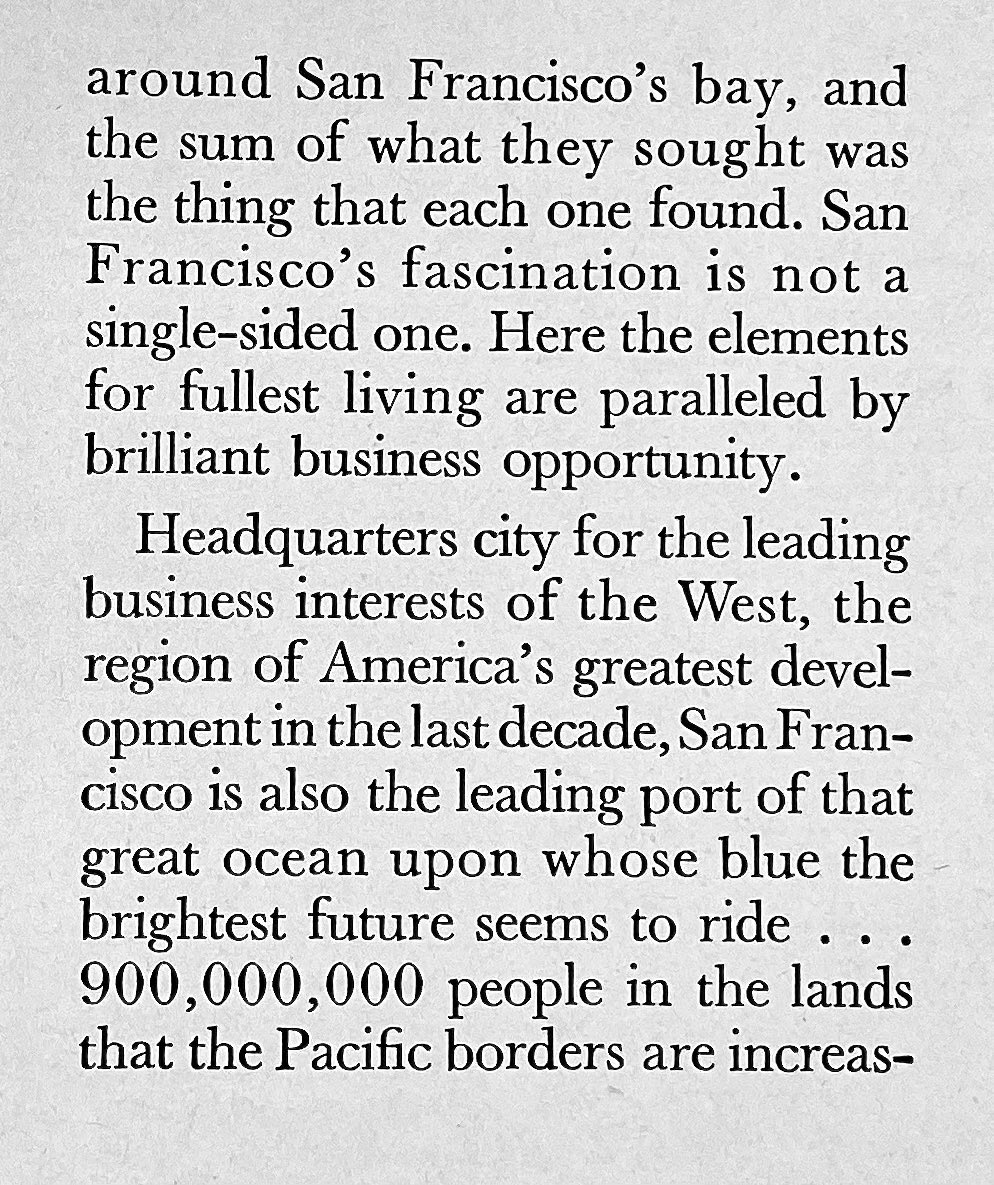 lealeata's tweet photo. Fortune Magazine on San Francisco, 1930s https://t.co/A8kWPMIJky
