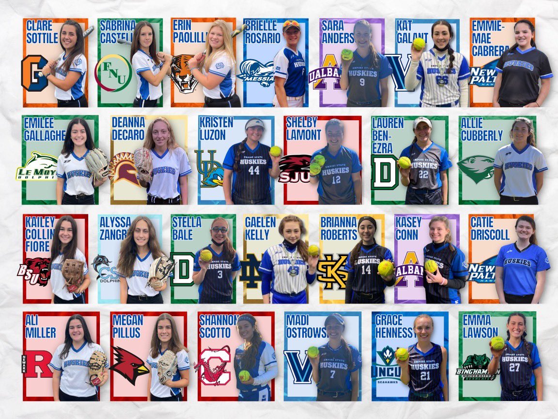 Empire State Huskies Signing Class of 2022. Congratulations! Great Day to Be a Huskie!