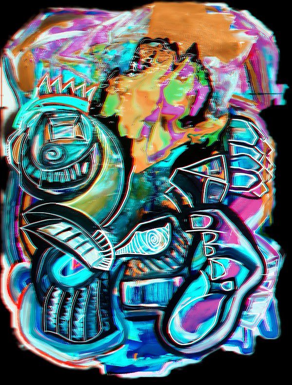 RiggityRickk's tweet photo. Had to cop the original @BonshikiArt been wanting one too long and how fire is this arf arf arf 🤯🤯🤯 elegantly titled “abilities enabled” https://t.co/vJ3pcv4put