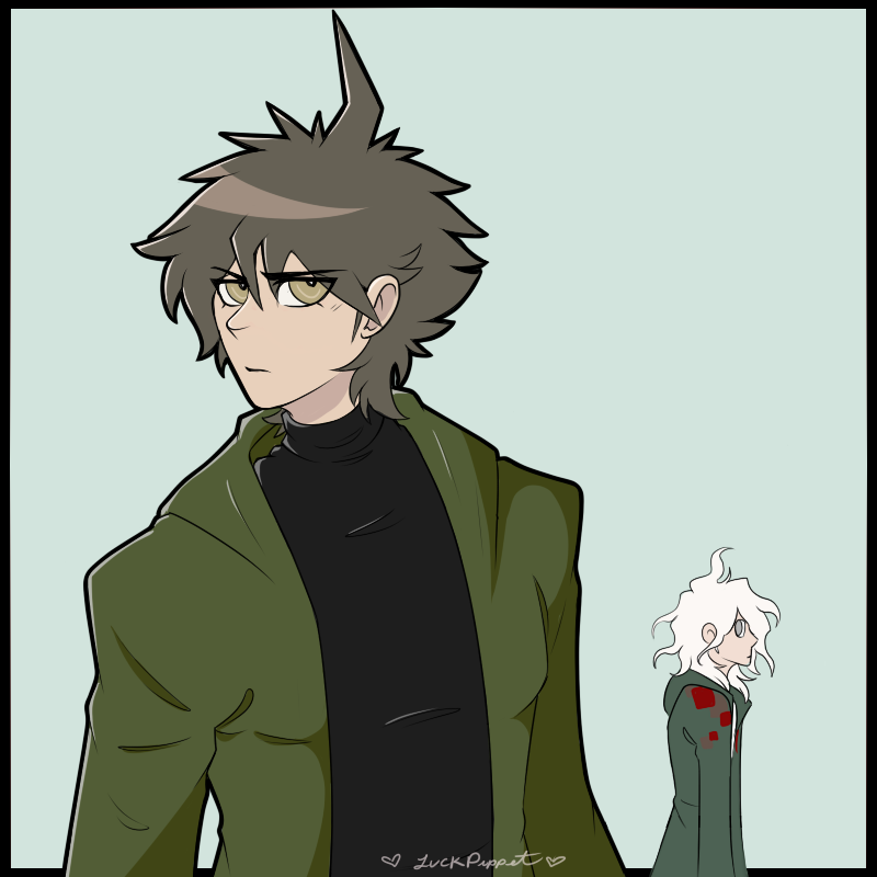 LuckyPuppetArt's tweet image. Those look heavy, let me hold them for you...🤲

#Danganronpa #HajimeHinata #NagitoKomaeda #Komahina