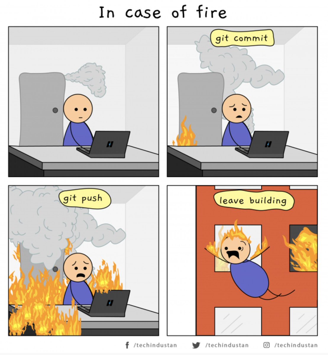 roaakdm's tweet image. Accidentally deleted all Flutter projects from my laptop
Note to self: NEVER KEEP CHANGES LOCAL! ALWAYS PUSH!