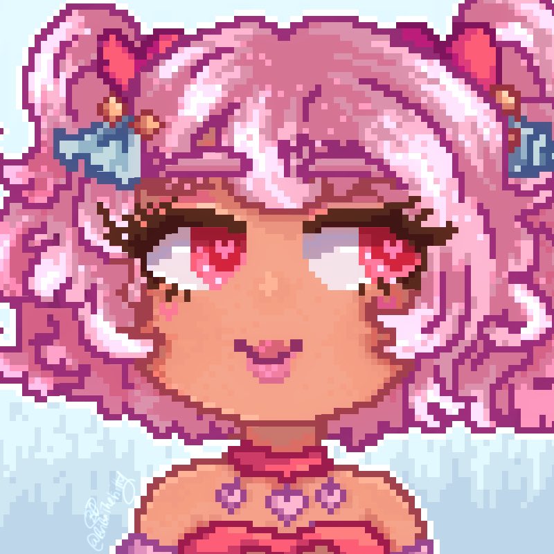 BriBriTheKitty's tweet photo. 💗Pixel chibi gift for @.BlitzBloom! :D

Might animate this later 👀 https://t.co/44jBJuieL1