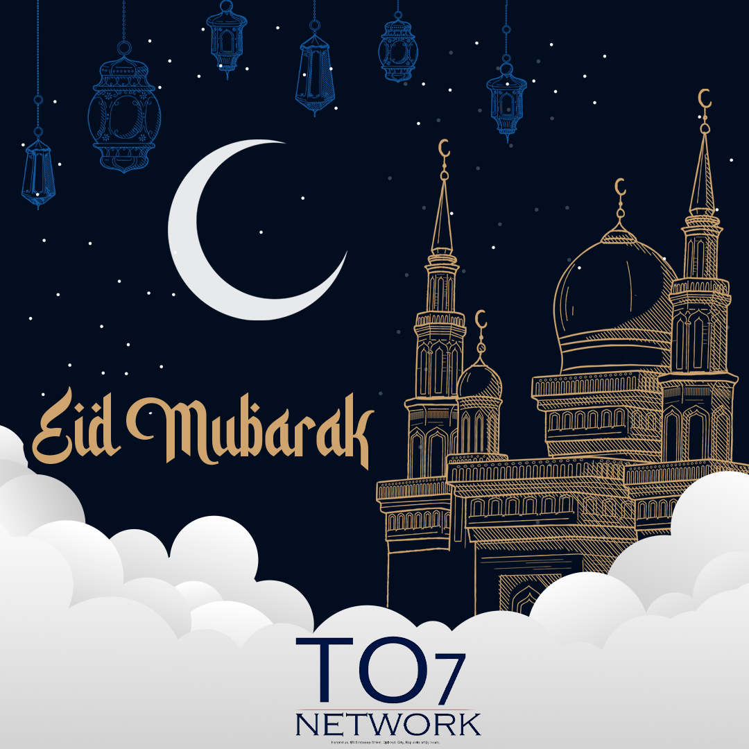 TO7Network's tweet photo. TO7 Network and all its staff wish you an Eid Mubarak !
May Allah accept your good deeds.
#Djibouti #TO7Network https://t.co/XAKROlcB0E