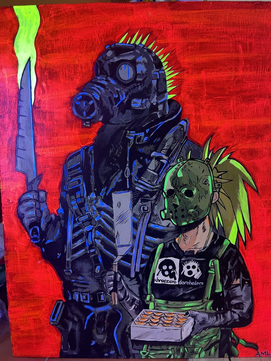 4kravioli's tweet photo. Dorohedoro piece #dorohedoro #art https://t.co/XWKTWPdLAT