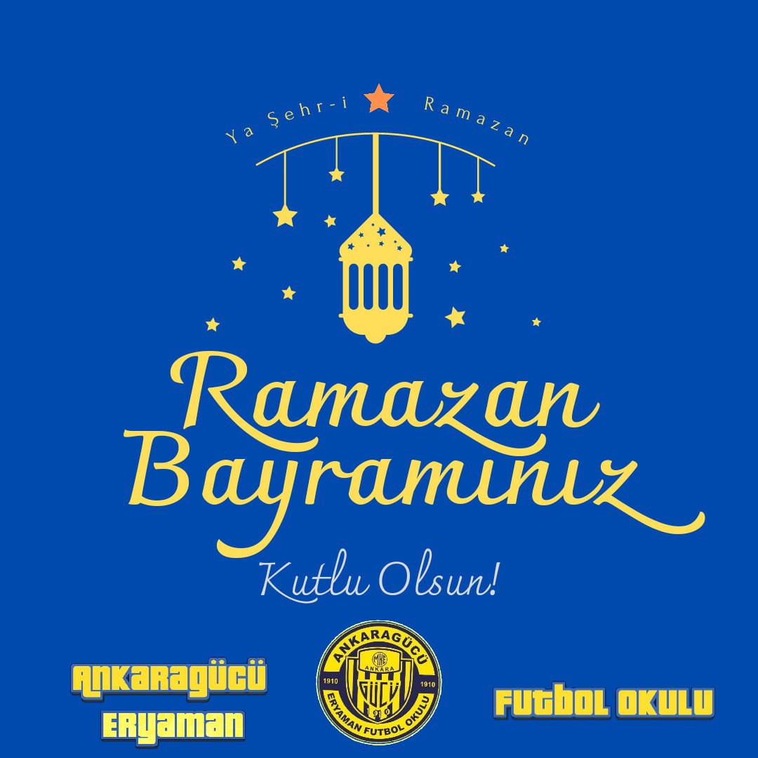 İyi bayramlar 🍫 #Ankaragücü #RamazanBayramı