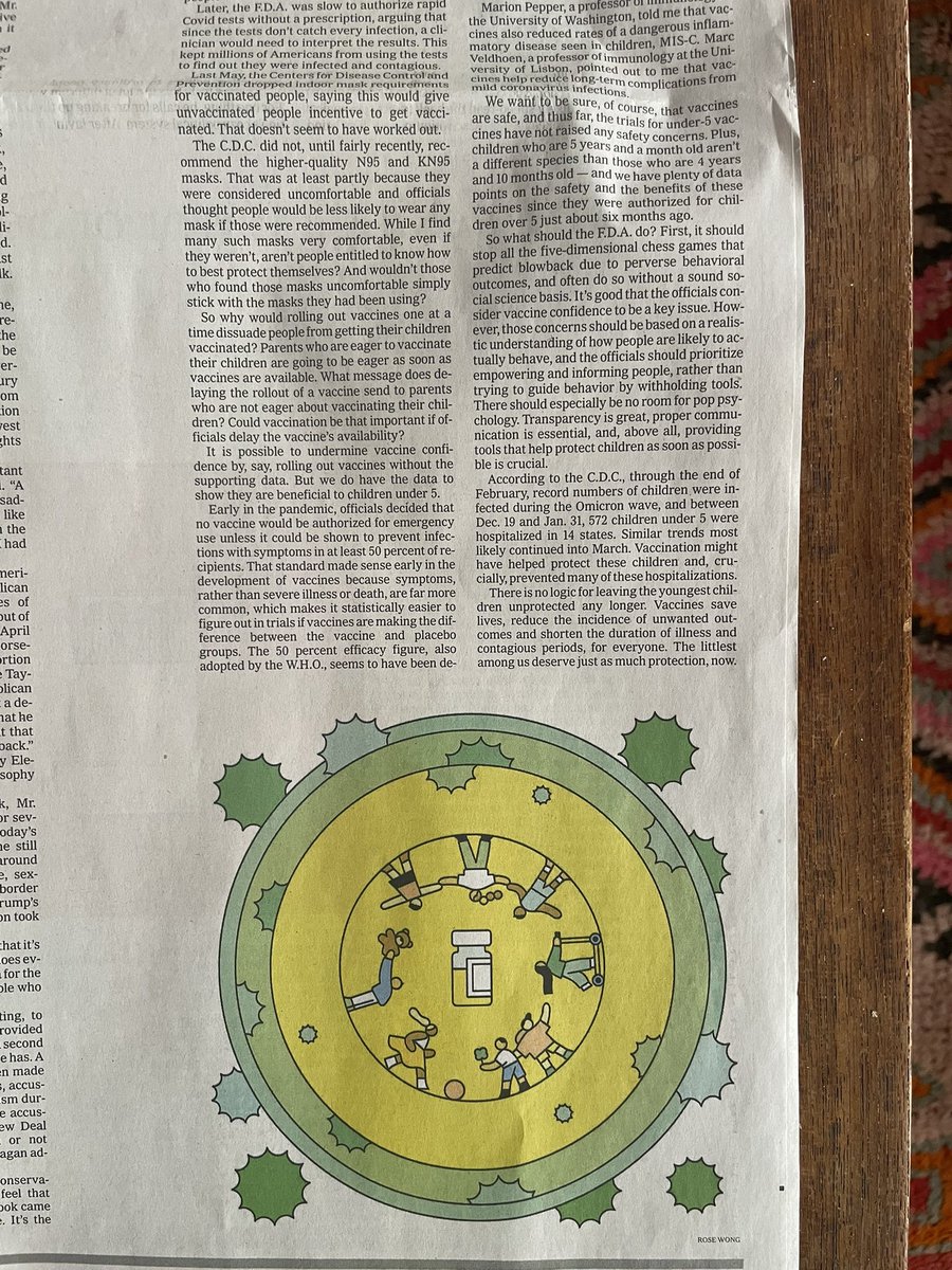 So the FDA said they won’t be playing “five-dimensional chess games”, but *still* scheduled under five kid vaccine authorization meetings six weeks into the future and simultaneously for both brands? Moderna already filed. (I think they could have authorized Pfizer earlier, too).