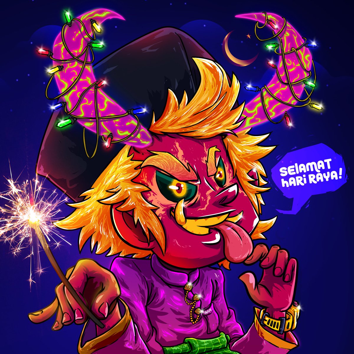 Selamat Hari Raya Terkejut guys😆🙏✨
Dgr kata ramai xdpt cari ayam lagi? So harini rehearsal je ea, xde makan2 esok boleh daaa...🤣

Link Oni Raya di bawah👇 app.pentas.io/nft/267600