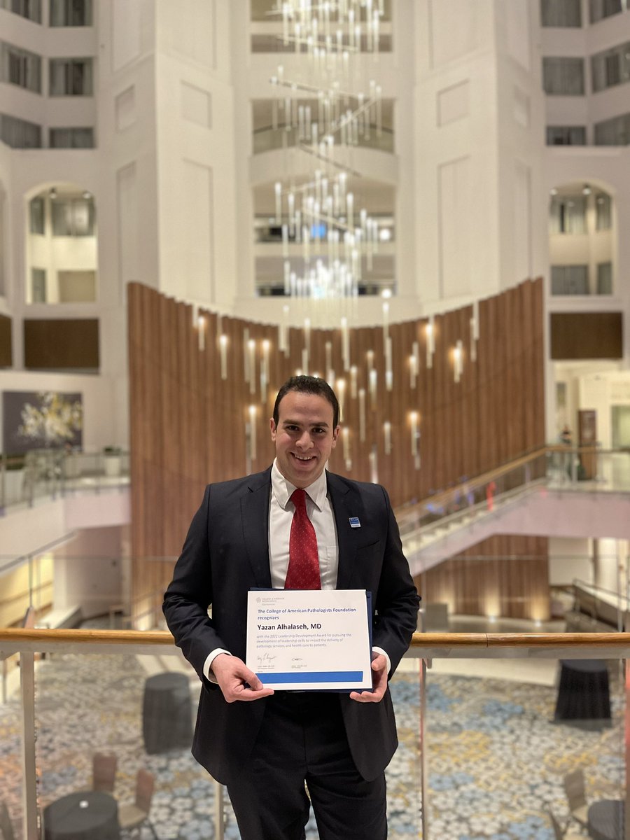 I am deeply pleased and honored to receive the 2022 CAP Foundation Leadership Development Award!
#CAPFoundationAwardee