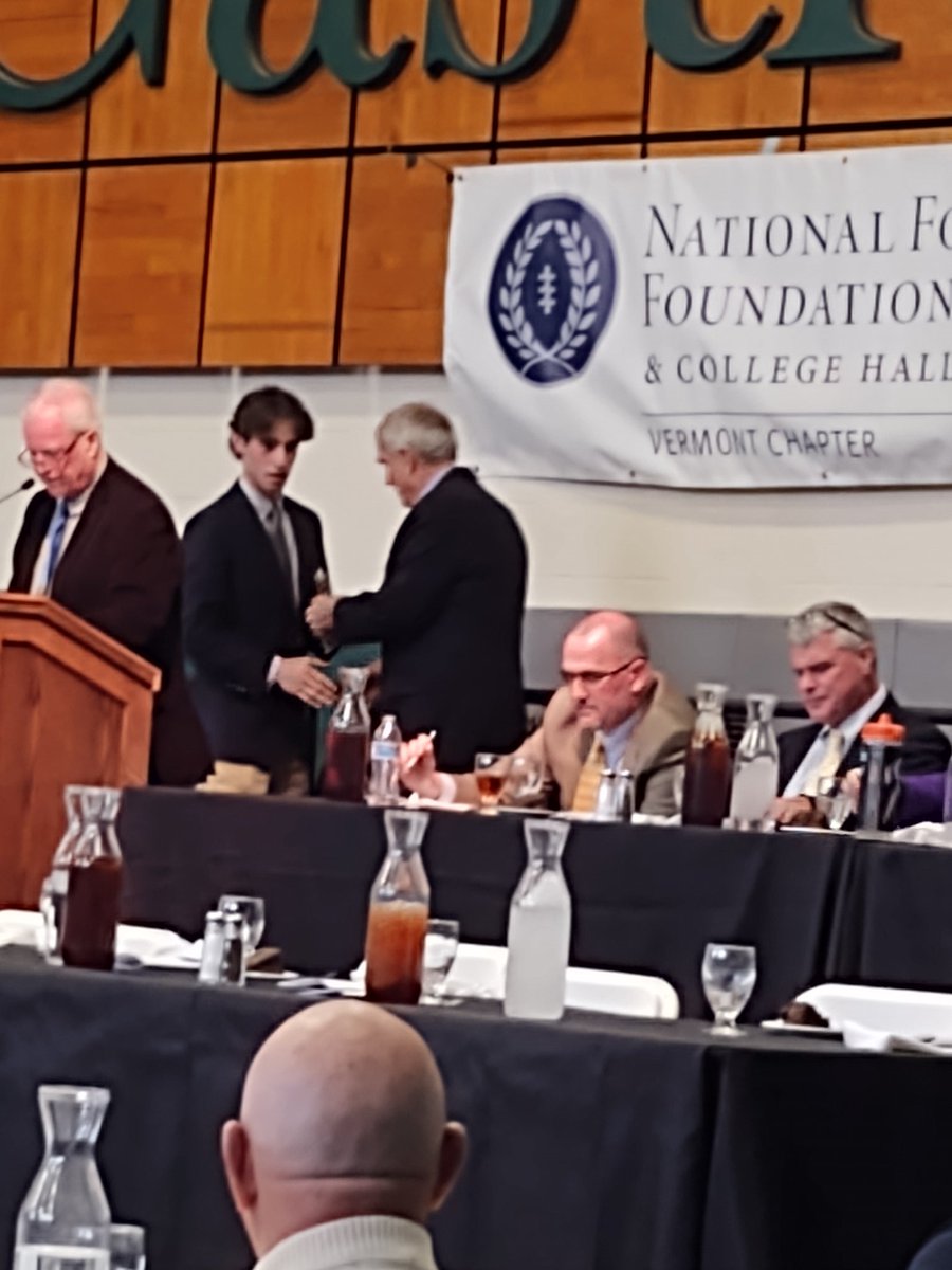 BrattleboroF's tweet photo. Colonels Calvin Gould being recognized by VT NFF Chapter https://t.co/PewNEi0GUU