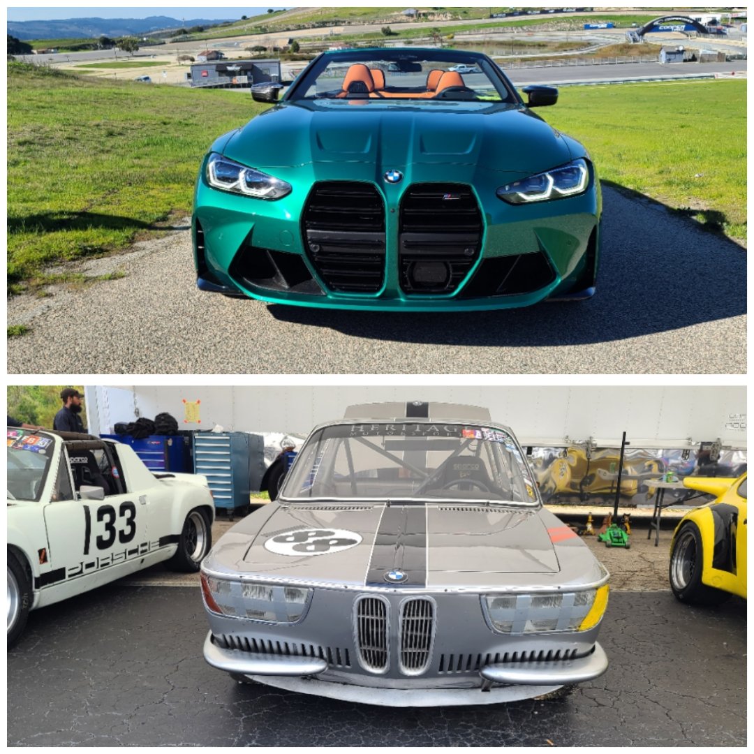 HenryEPayne's tweet photo. Kidneys: 2022 @BMW M4 (Carmel, CA top) or 1968 BMW 2800 CS (Road Atlanta Raceway). @DetroitNews #TheMitty #HSR https://t.co/c79lzWr9LA
