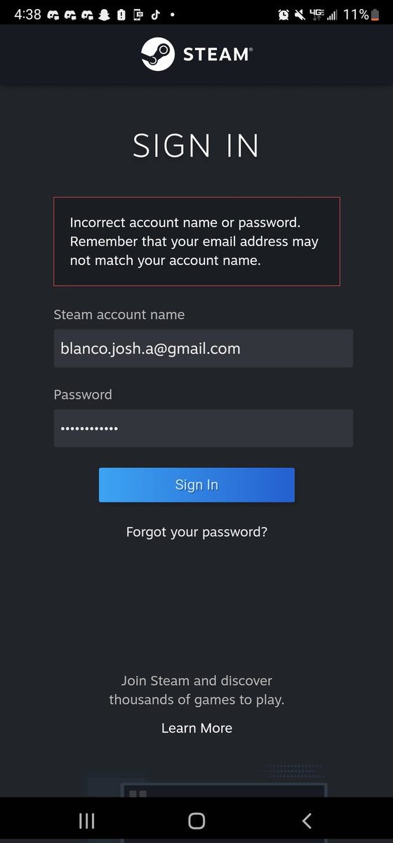 TheTokenTitan's tweet photo. @Steam_Support @Steam @SteamVR
I am really not happy w what's happening w my acct here I have reset my pw 10× by now &amp; it's not working!🤬🤬🤬🤬🤬🤬 where's support?? I cant access my acct for betaaccess into @galahad3093 #support #Cryptos
 #steam #NFTGame #CryptoGaming https://t.co/kgN7yVjJrU