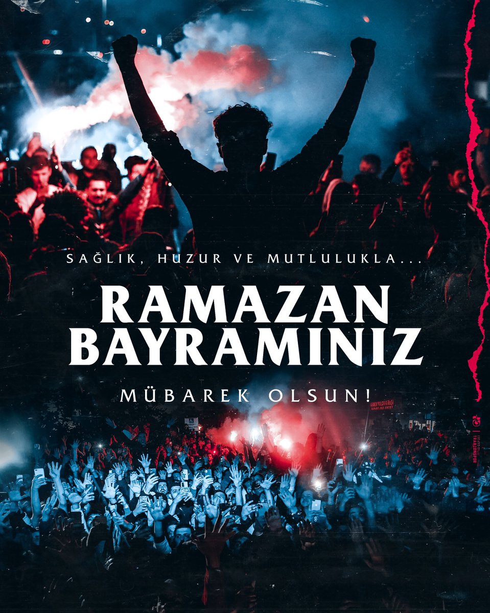 Trabzonspor's tweet photo. Sağlık, huzur ve mutlulukla... Ramazan Bayramınız Mübarek Olsun! https://t.co/W4ktq9wEWP