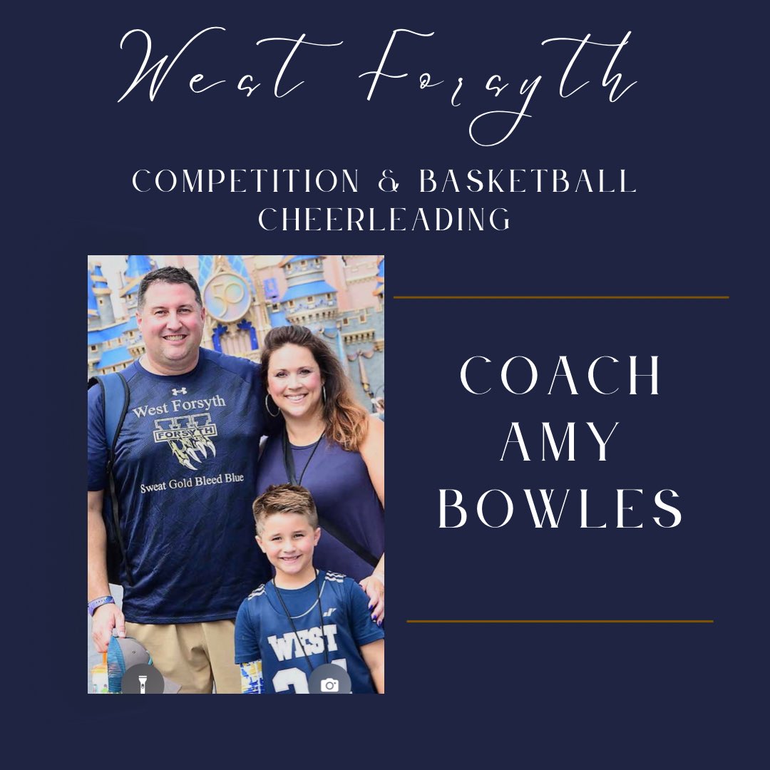 Amy Koester Bowles (@akbowles77) on Twitter photo Pretty excited to announce that I will be the Head Competition & Basketball Cheerleading Coach for West Forsyth HS next year!! ๐๐ฃ๐๐#IamWestForsythWeareFamily <a href="/WFHSAD/">Brett Phipps, CMAA</a> <a href="/WFHS_Cheer_/">West Forsyth Cheer</a> <a href="/CoachDBowles/">Daniel Bowles</a> Pretty excited to announce that I will be the Head Competition & Basketball Cheerleading Coach for West Forsyth HS next year!! ๐๐ฃ๐๐#IamWestForsythWeareFamily <a href="/WFHSAD/">Brett Phipps, CMAA</a> <a href="/WFHS_Cheer_/">West Forsyth Cheer</a> <a href="/CoachDBowles/">Daniel Bowles</a>