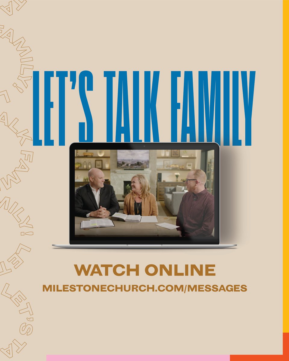 milestonechurch's tweet image. This weekend, Pastor Jeff and Brandy sat down and gave us some powerful insight to how we can win in an area we care about most and often feel unequipped in–family. This is not a message you want to miss! To watch the message, visit us online at milestonechurch.com/messages.