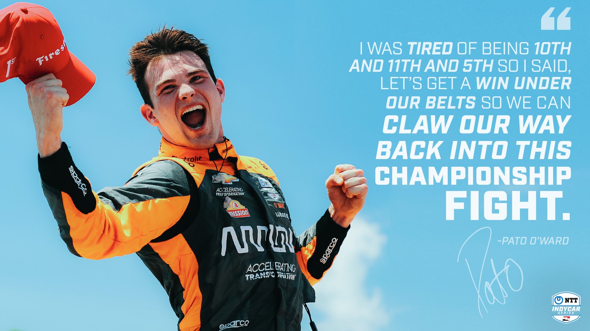  O'Ward wins indycar senna