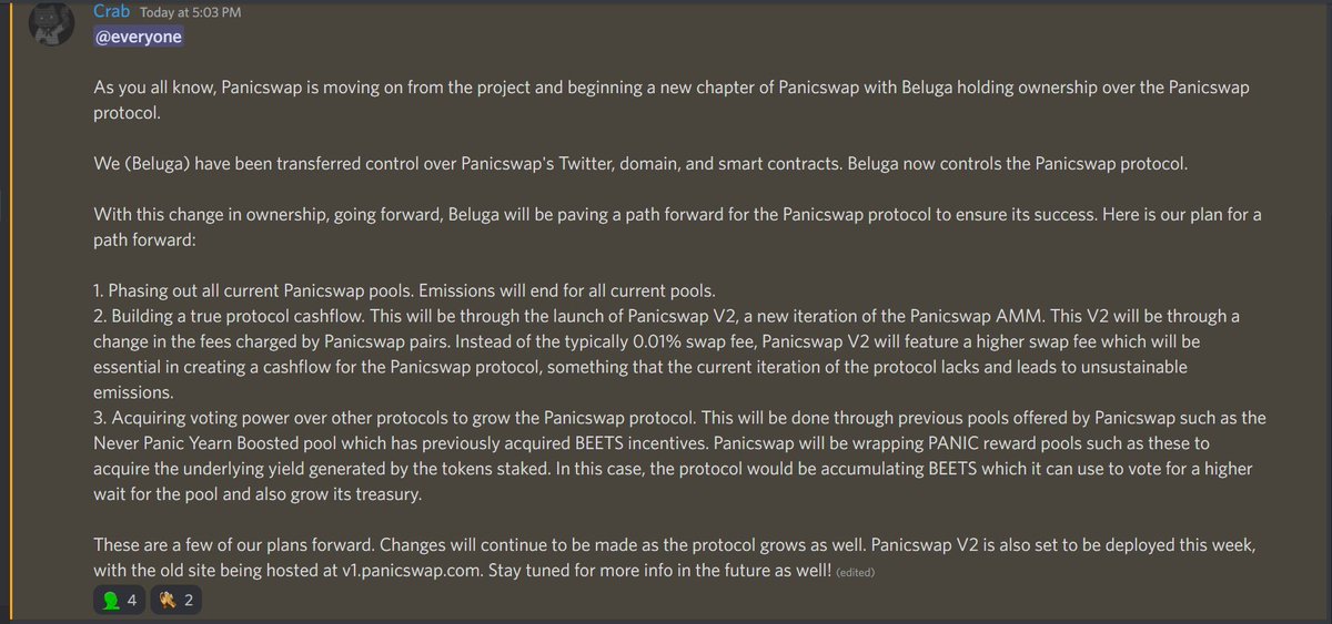 PanicSwap tweet media