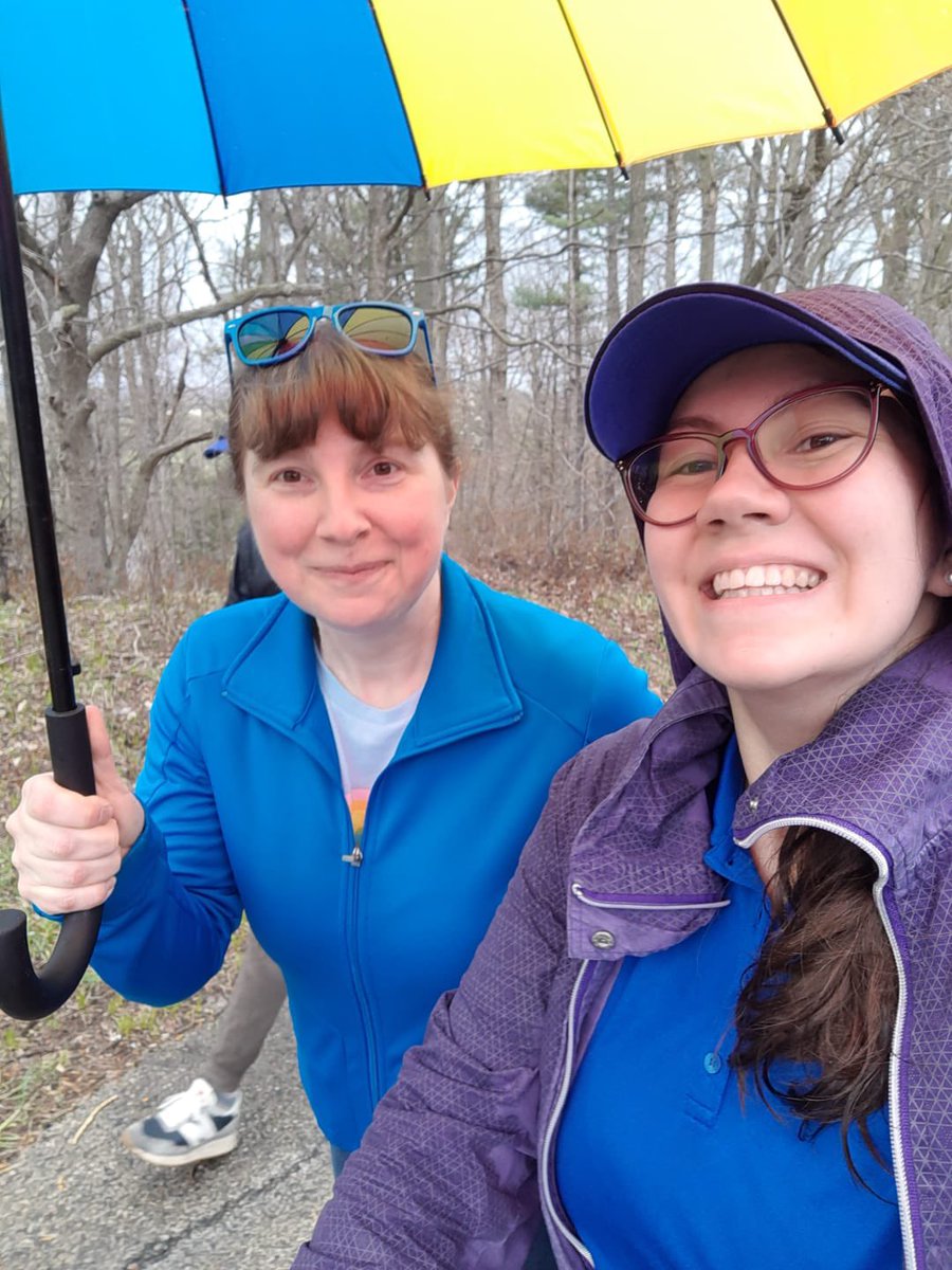 NMayer70's tweet photo. My team and I walked today for @KidsHelpPhone  representing BMO. A little rainy but we did it with lots of fun and laughs! #proudtoworkatbmo  #WalkSoKidsCanTalk  #MentalHealthAwareness #0469HespelerHurricanes https://t.co/uSLLUiF62i