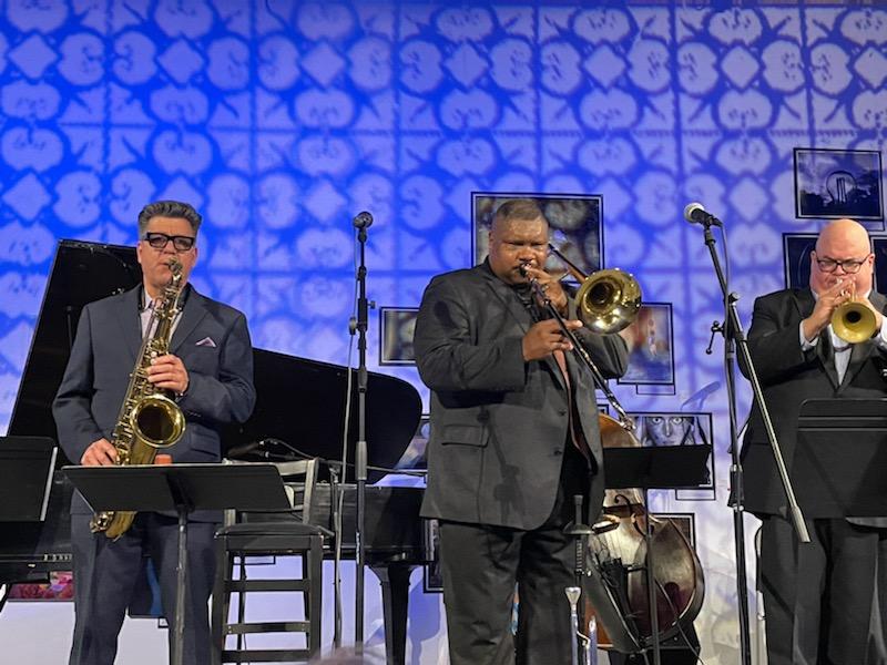 Thanks to Wycliffe Gordon for his incredible performance at the Sidney Berne Davis Art Center on Friday night with Jeff Rupert, Roy Gerson, Brandon Robertson &amp; Marty Morell. A beautiful night of music to close SBDAC's 2021-2022 Jazz Series. Thanks to SBDAC CEO Jim Griffith.