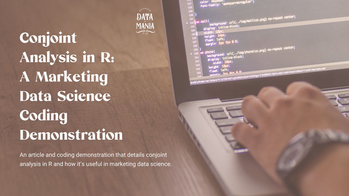 Strategy_Gal's tweet photo. What is conjoint analysis in R and how is it useful in marketing data science? 🤔
If you're curious and want to learn, here's a coding demonstration for you: https://t.co/o6yaVYJIgS
#conjointanalysisinR #marketingdatascience https://t.co/qvgouxMM5q