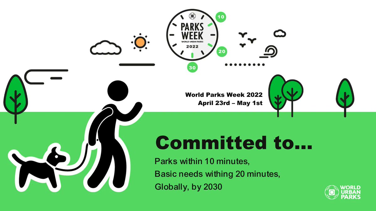 WUParks's tweet photo. Thank you for celebrating #WorldParksWeek 2022 with us! 

As the week comes to a close, we encourage you to keep reflecting on how you can implement the ideas and goals of 10/20/30 throughout the rest of the year in your communities. 

Resources: https://t.co/ahni4h6tba https://t.co/S5hHiofawt