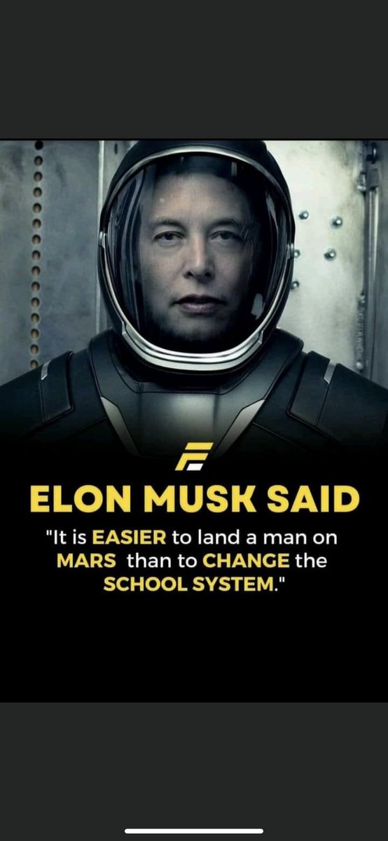 Would like to hear more about what Musk has to say about the school system.