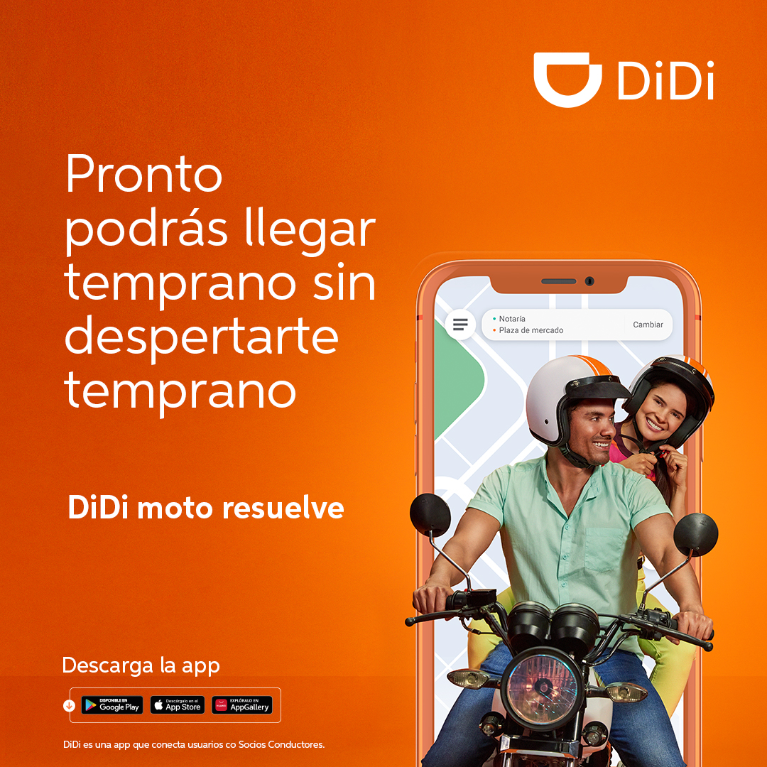 😎 En pocos días podrás resolver tu viaje al trabajo, al supermercado y a donde quieras que vayas. 🛣️

📲 Descarga la app y llegarás rápido a tu destino. Desde este 2 de mayo #DiDiMotoResuelve.

#SantoDomingo
#NuevoLanzamiento