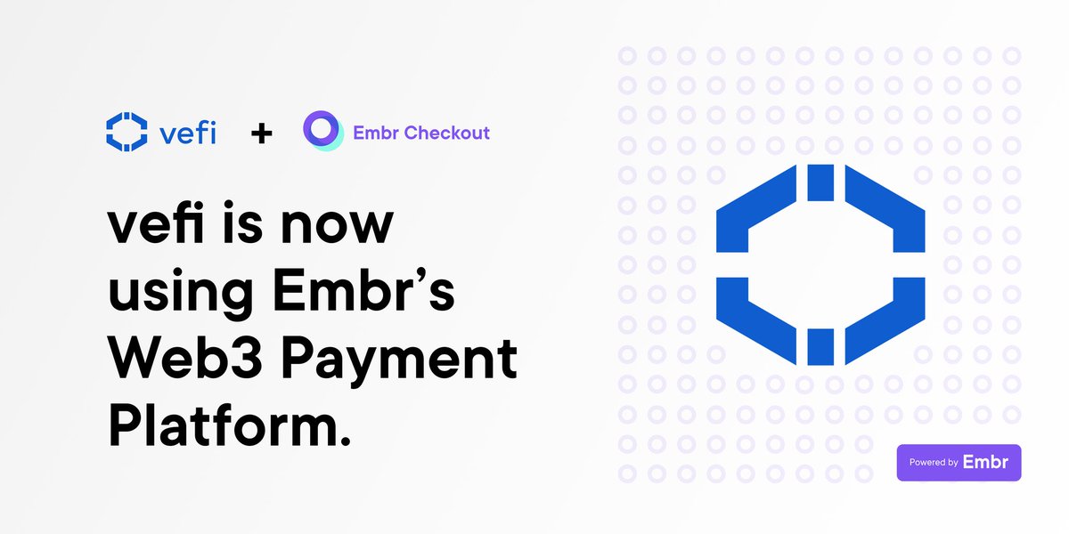 vefdefi's tweet image. What a great partnership we have with @joinembr ! Some Dex are currently down at the moment but our investors can still purchase $VEF from our website #embrcheckout let's go 🚀 👉 
vefinetwork.org

#bitgertbrise #bitgertarmy #cryptotrading #vefi #vefiArmy #100xGems