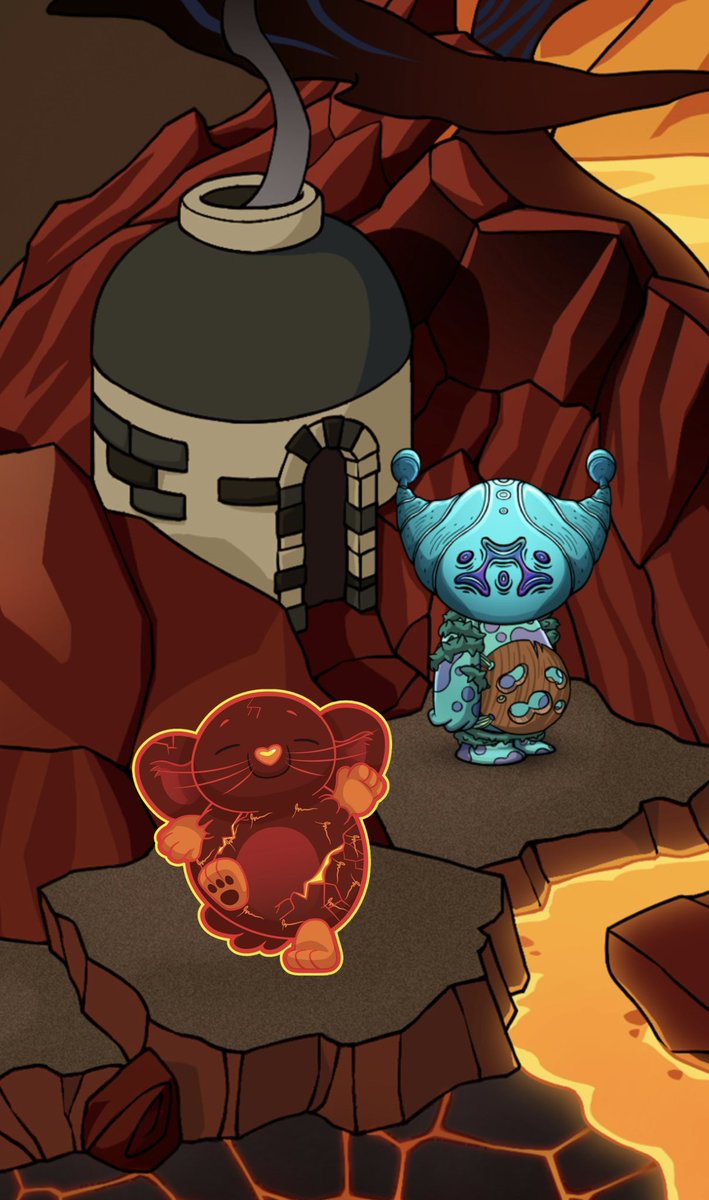 My <a href="/veefriends/">VeeFriends</a> Lava Chill Chinchilla just made a new forever friend! 
Koda # 9726 🔥❤️ 

They will be chillin on the <a href="/OthersideMeta/">Othersidemeta</a>