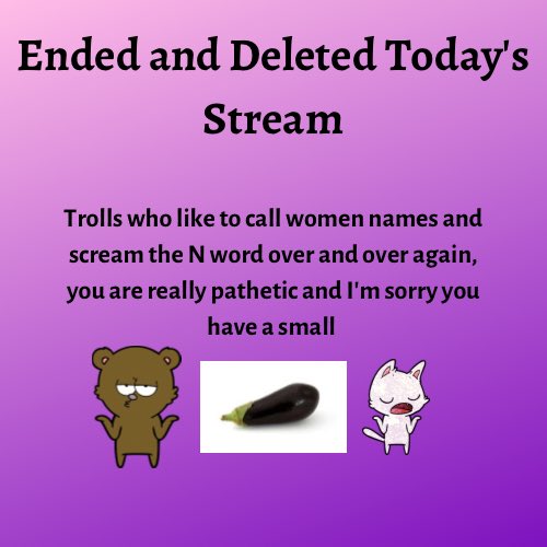 LPLuna_'s tweet photo. Cause you were definitely not a child, just a racist pos. Just saying.

#bullying #toxic #streamer #smalleggplant #toxicgamers #dontberacist #harrassment #streamsniping #bemorelikelupo https://t.co/UkQSpMVoCM