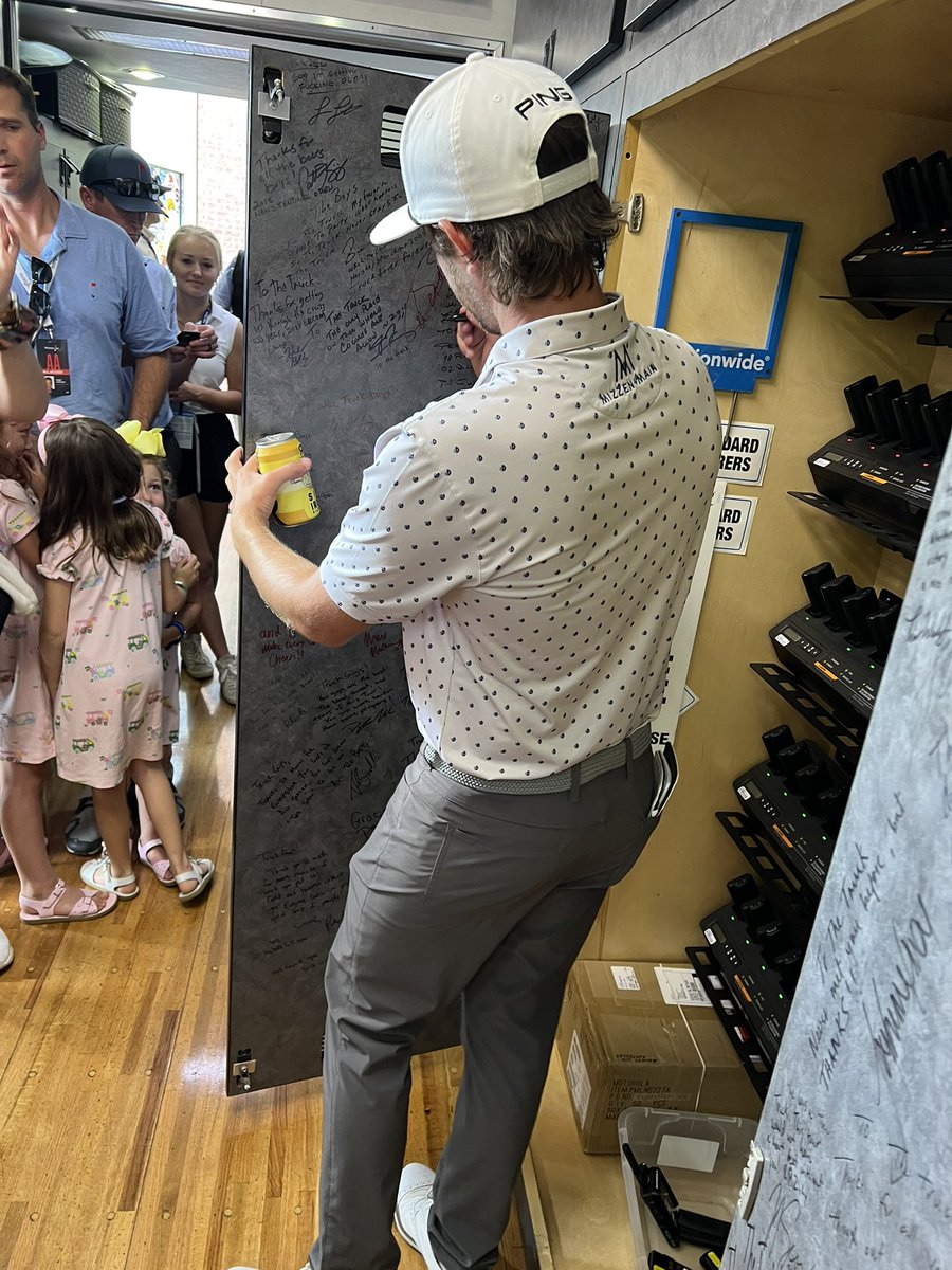 truckkarma's tweet photo. Congrats to our champ @harrisonendy96 at the @HuntsvilleChamp! Doing what winners do! #makingitofficial @KornFerryTour https://t.co/gaGGaJcsMO