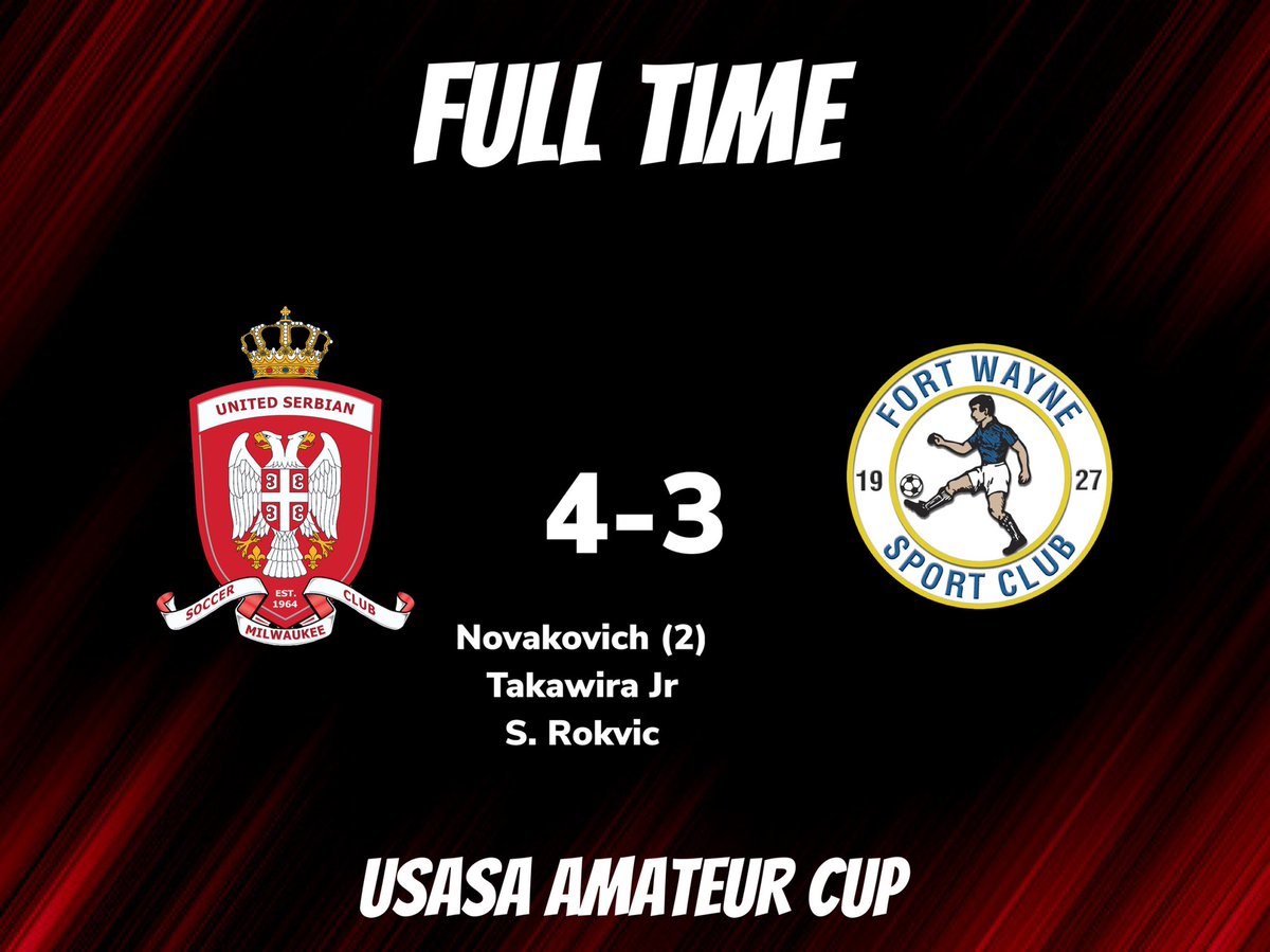 USSCMKE's tweet photo. Sjajan preokret fudbalera našeg tima! Idemo u četvrtfinale! // Great comeback by the guys after being down 2-0 to win 4-3 in extra time! On to the quarterfinal! #USSCMKE ⚽️🇷🇸 https://t.co/SL5CQTX4lg