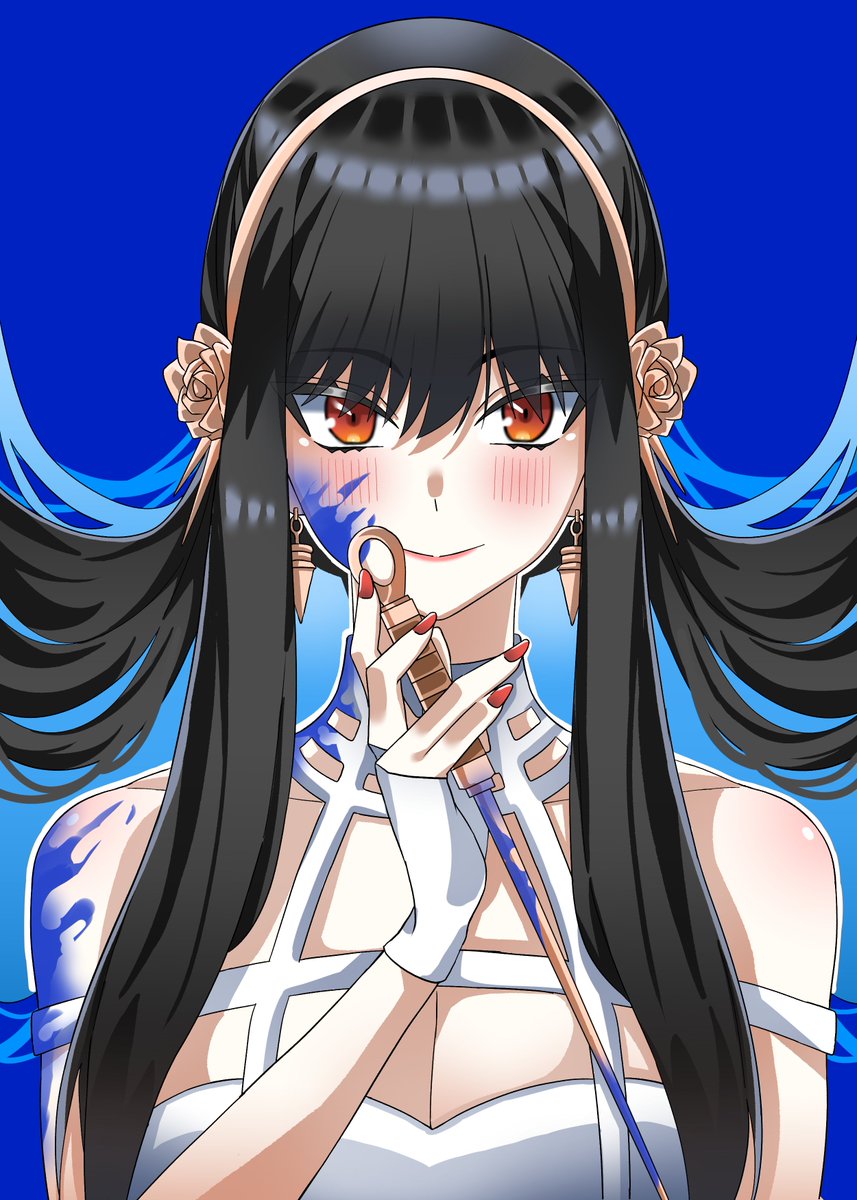 red and blue.
#SPY_FAMILY #SPYxFamily #yorforger