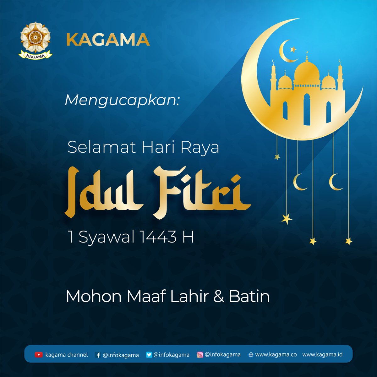Selamat Hari Raya Idul Fitri para Sobat Kagama sekalian...mohon maaf lahir dan batin