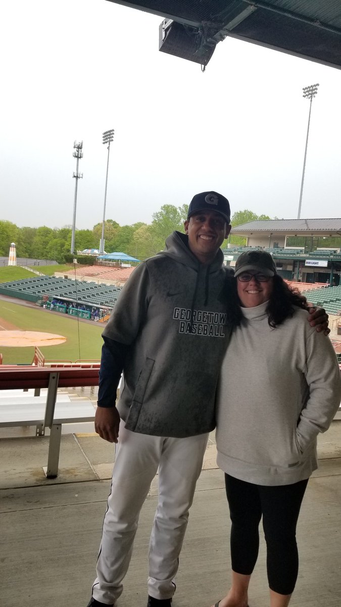 JessBess71's tweet photo. Sox lose, flight delayed...still a pretty great day because I got my arms around this guy! #uncleed #coacht #hoyas #georgetownbaseball #misshimsomuch https://t.co/czSWXvbFFJ