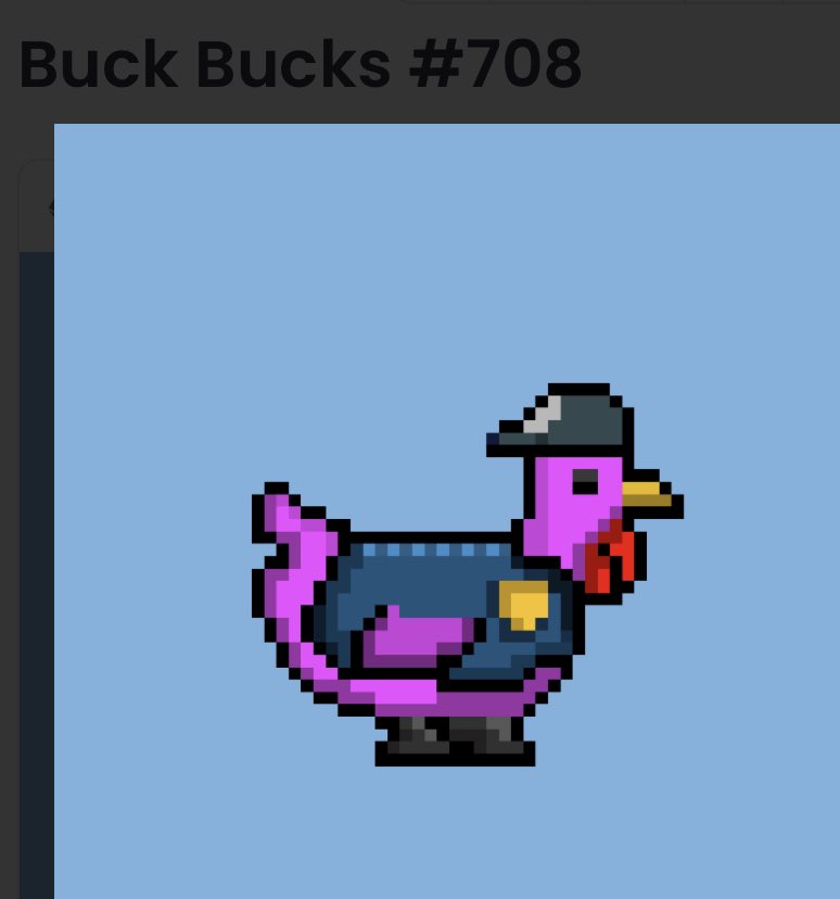 ItsWyldOne's tweet image. @buckbucknft 
Get your buckbucks while there hot. It’s not about the art ppl, it’s about the Alpha, the Community, most of all the Amazing Software that helps you in the Nft market!!