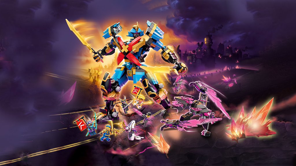 mastar_Lloyd's tweet photo. Amazing pictures of the games of The crystallizing season 15 💜🔥
#Ninjago
#season15
#crystallizing https://t.co/bEInVKG6Ut