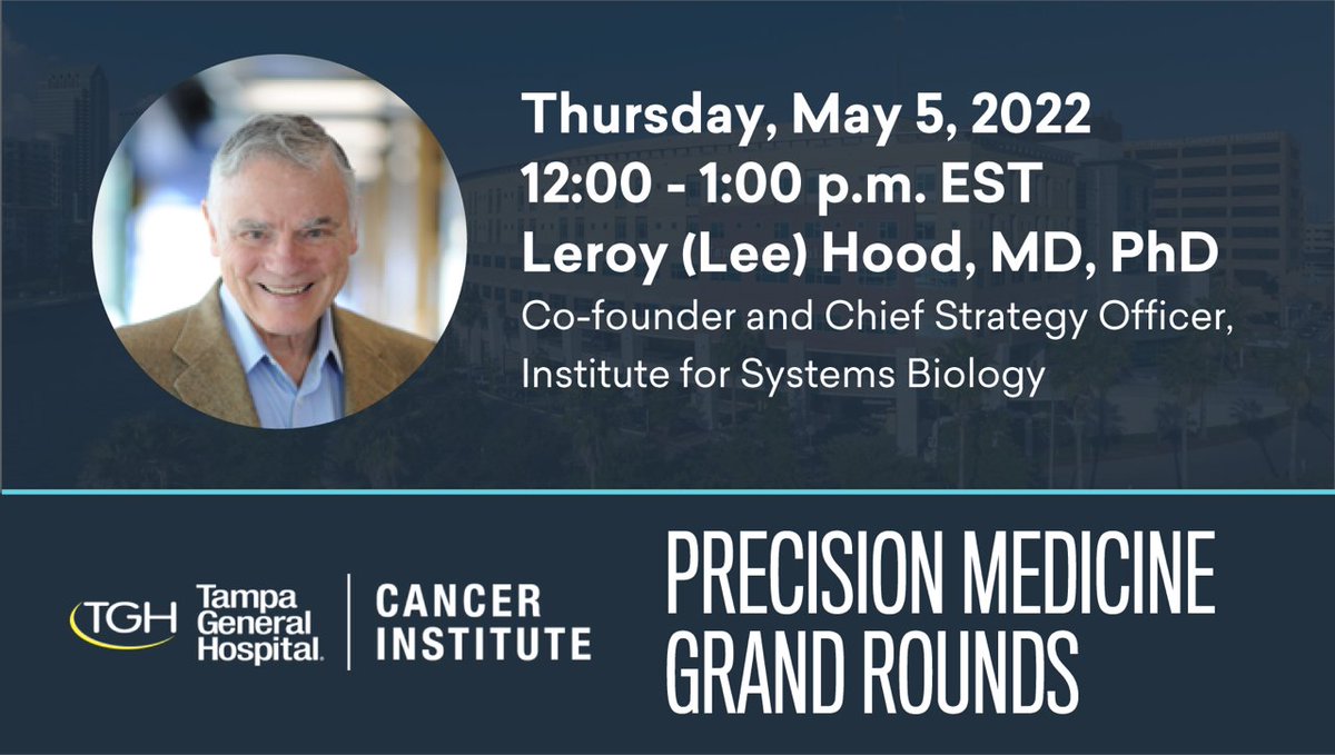 MdSwoboda's tweet photo. We a have a huge star in the scientific community coming to speak at @TGHCares/@USouthFlorida  this Thursday May 5th from 12-1pm as part of #TGHCancerInstitute Grand Rounds. https://t.co/OKBeVTPL5b