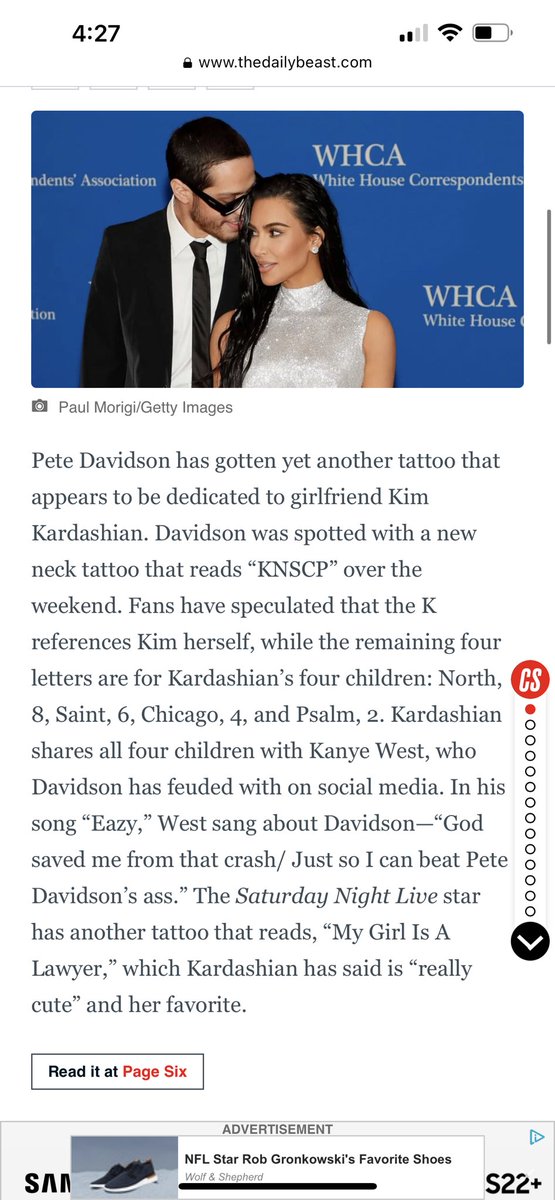 Alright <a href="/KimKardashian/">Kim Kardashian</a> now it’s one thing to be in love but for ur new beau to get ur kids initials on him even tho there dad is present in their lives, and u not even married to Pete! That’s some psycho stuff!! It’s not romantic that’s rude. I’m not a huge fan of Kanye but…