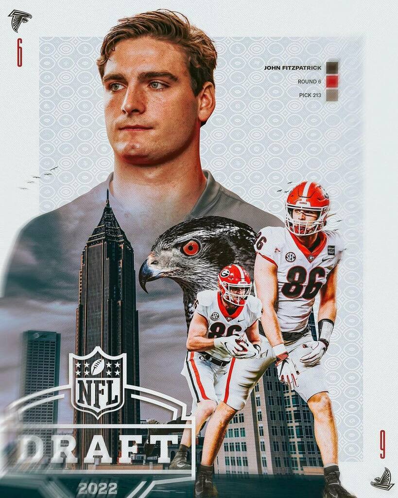HRcardinal's tweet photo. Congratulations to former Cardinal John Fitzpatrick who was drafted into the NFL by our very own Atlanta Falcons. ❤️🖤Congratulations, John, and we wish you health and happiness as you follow your dream in the NFL. ❤️💛#HRFam #amazingCardinals https://t.co/tQOO5WDywP https://t.co/pb8hVgKvgR