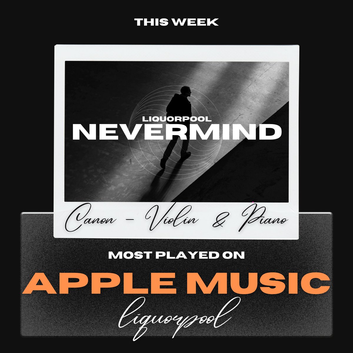 liquorpool's tweet photo. This week #1 song on @AppleMusic is Canon - liquorpool ft. Johann Pachelbel (Violin &amp; Piano Version)

Listen to This song:
#Youtube https://t.co/is5r5M5VbU
#AppleMusic https://t.co/HEjJHV9ySx
#Spotify https://t.co/TaJJKeS16E https://t.co/WJZm4HaeUM