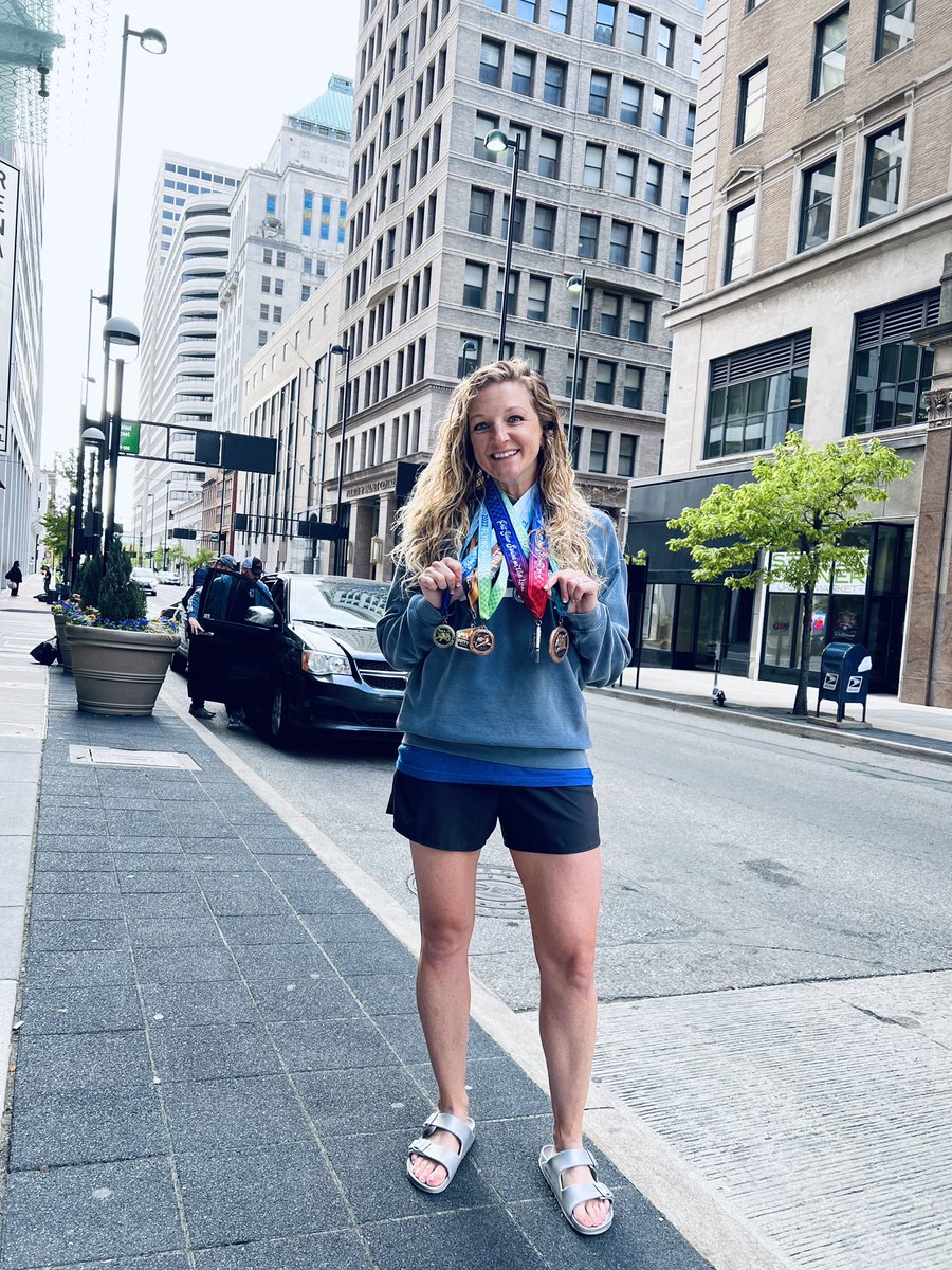 NA_Lady_Cougars's tweet photo. Our head coach is better than yours! 23.3 miles in 35 hours! Congratulations to Coach Shelley for completing 1mile, 10K,5k and 13.1 mile half marathon over the course of the weekend! You are an absolute rock star and an inspiration to our girls!! #ladycougartough https://t.co/VMb6s7m5O7