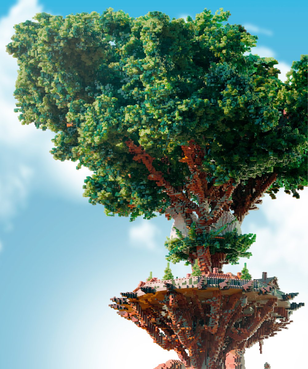 FreyaMC_'s tweet image. Tree city 🌴

Made by: me 

Render by: @ImNightDesigner 

#Minecraft #MinecraftNowSubmit #minecraft建築コミュ #Minecraft軍事部 #trees #blender #blender基礎オンラインクラス #blender1年生の教科書