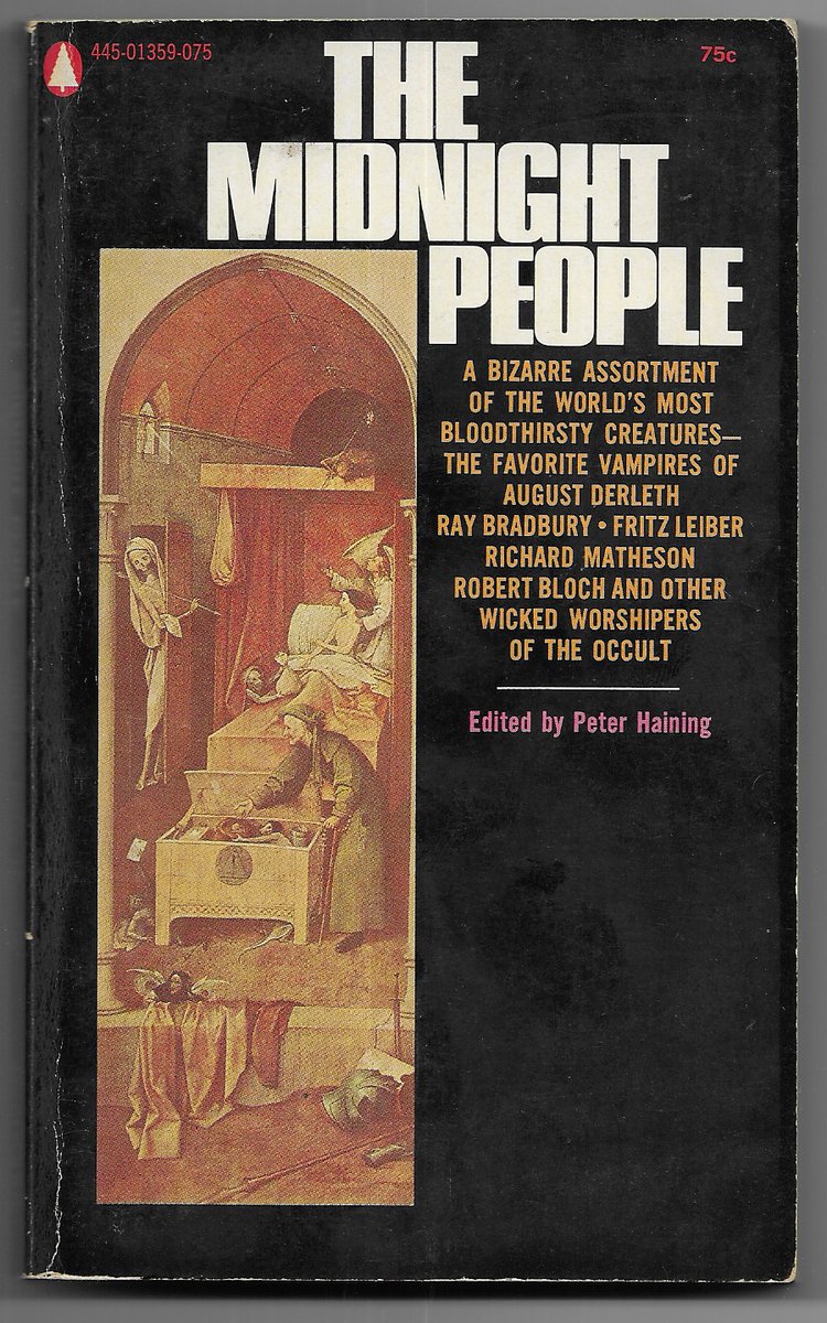 cmacfin's tweet photo. #PeterHaining was one of the great compilers of #horror anthologies and "The Midnight People"# was one of his best. 18 #Vampire stories by the likes of #BramStoker, #AugustDerleth, #RichardMatheson, #RobertBloch and  #RayBradury to name a few. https://t.co/maOwbYZmGA https://t.co/V0nAntLIn3