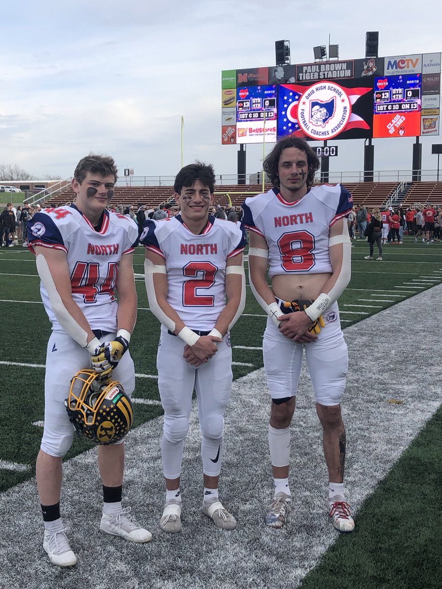 Congratulations to Mason, Gage, and Ramon for getting selected to play in the Ohio Nirth/South All star game!