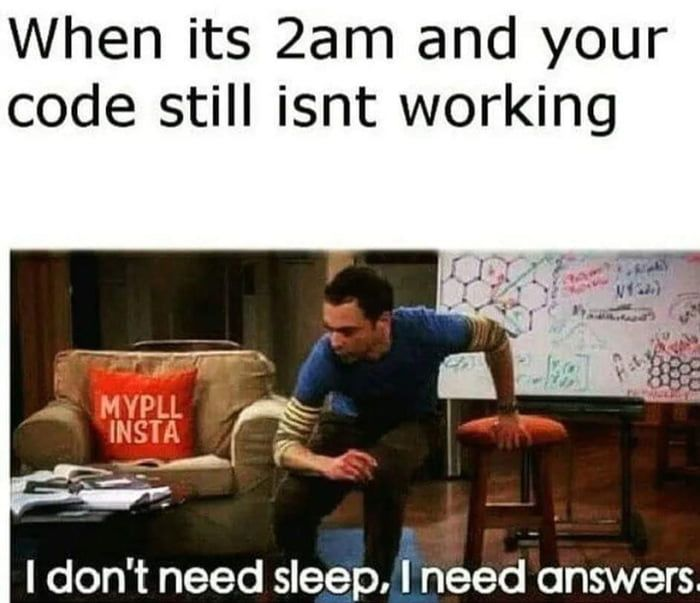 cli_careers's tweet photo. 🏜️Who else has a "Friday code night"?

#code #coding #javascript #python #FrontEnd #programming #programmer #Backend #100daysofcode #webdev #webdevelopment #web3 #java #linux #css #programmingmemes #codinglife #codingpics https://t.co/1VUPqmqctO